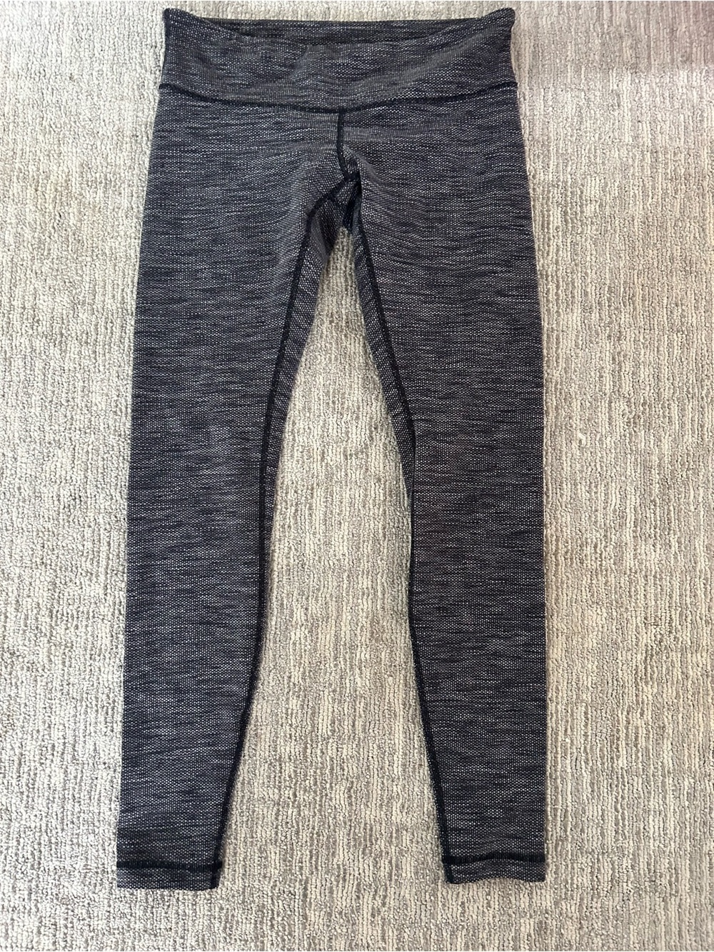 lululemon athletica Heathered Black Gray Leggings
